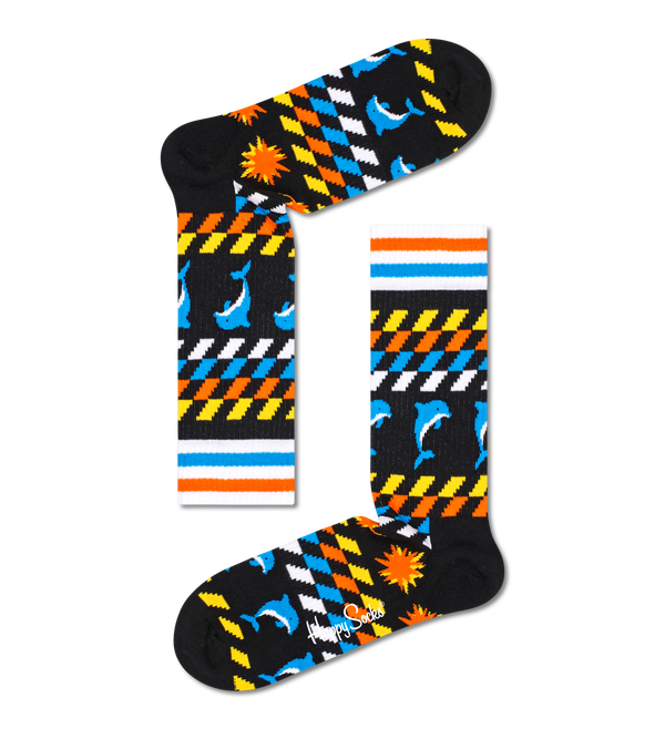 happy socks Speed Thin Crew Sock