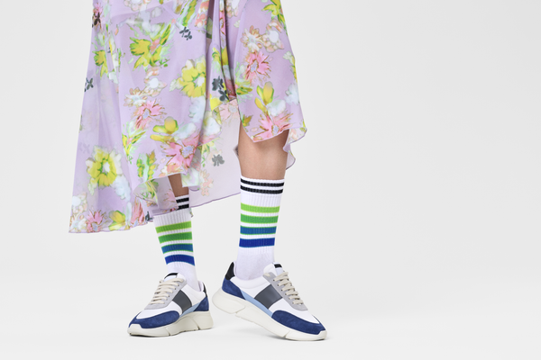 Happy Socks Street Stripe Sneaker Sock
