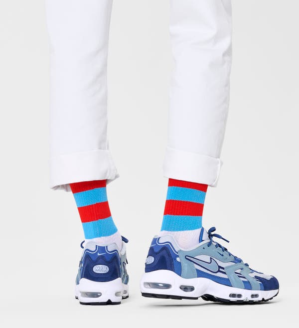 Happy Socks Stripe It 3/4 Crew Sock