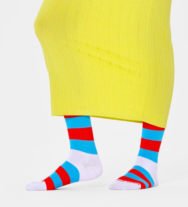 Happy Socks Stripe It 3/4 Crew Sock