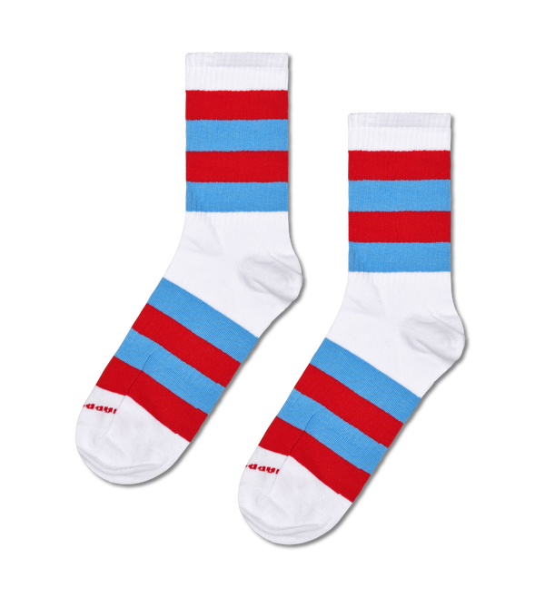 happy socks Stripe It 3/4 Crew Sock
