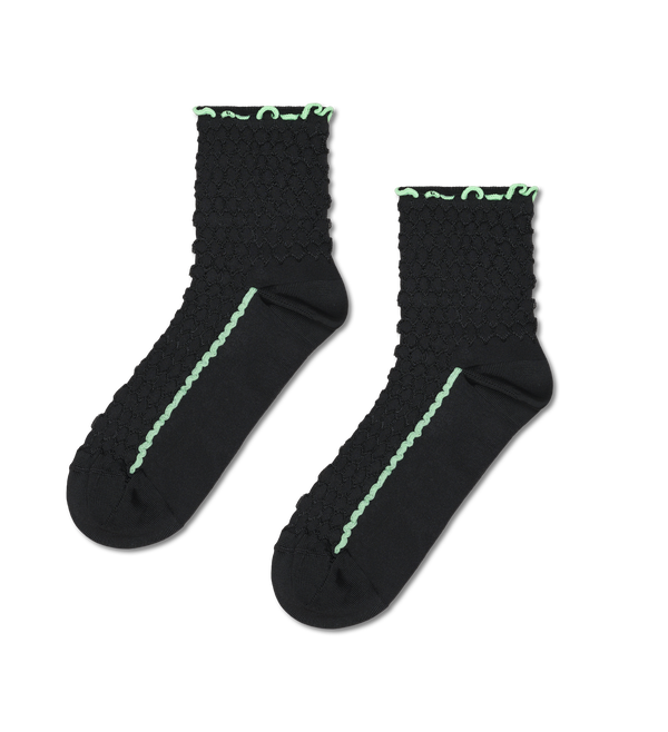 happy socks Structure Slinky Mini Crew Sock