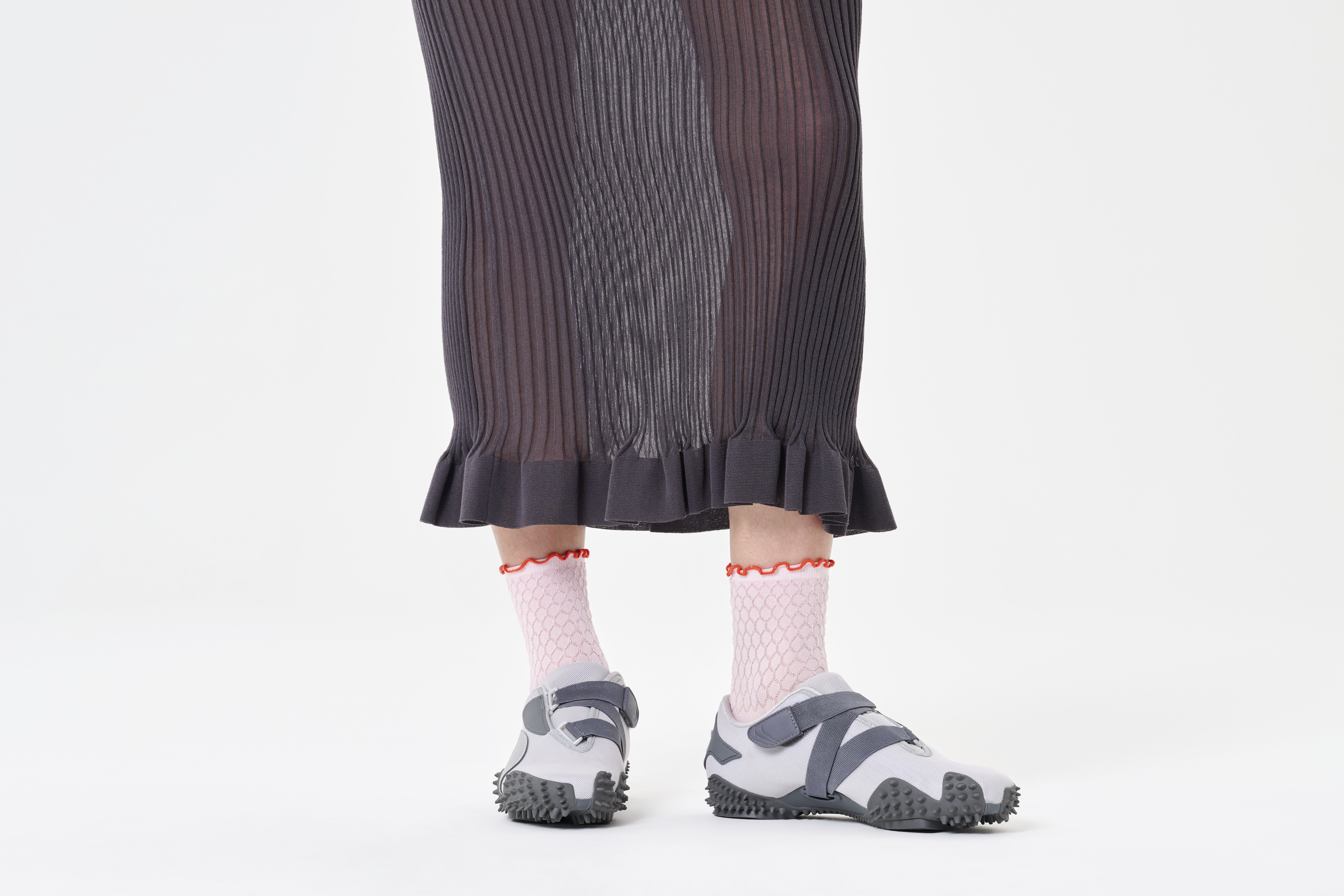 Happy Socks Structure Slinky Mini Crew Sock