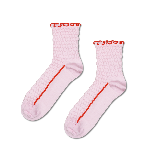 happy socks Structure Slinky Mini Crew Sock