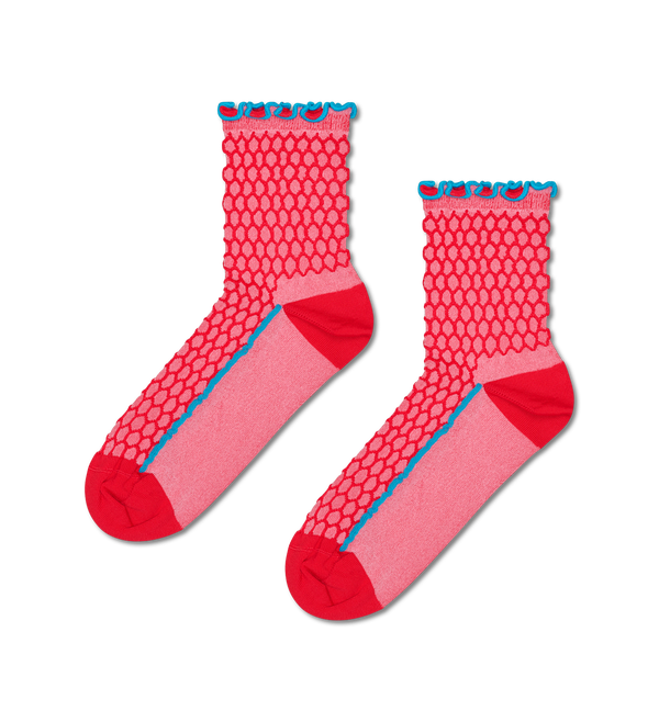happy socks Structure Slinky Mini Crew Sock