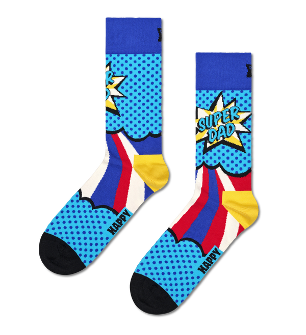 happy socks Super Dad Sock