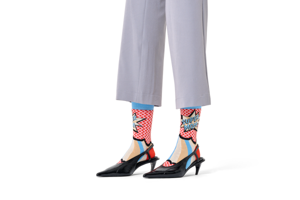 Happy Socks Super Mom Sock