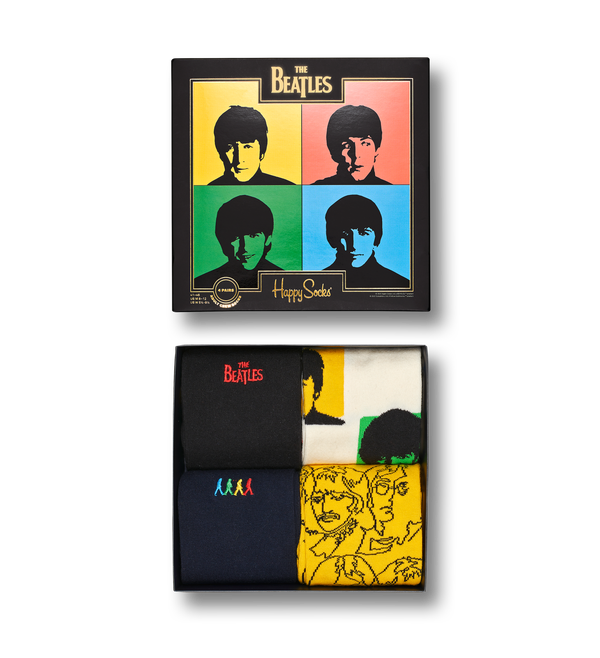 happy socks The Beatles 4-Pack Gift Set