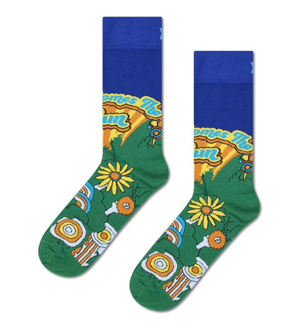 happy socks The Beatles Here Comes The Sun Sock