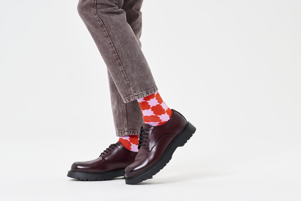 Happy Socks Wobbly Check Sock