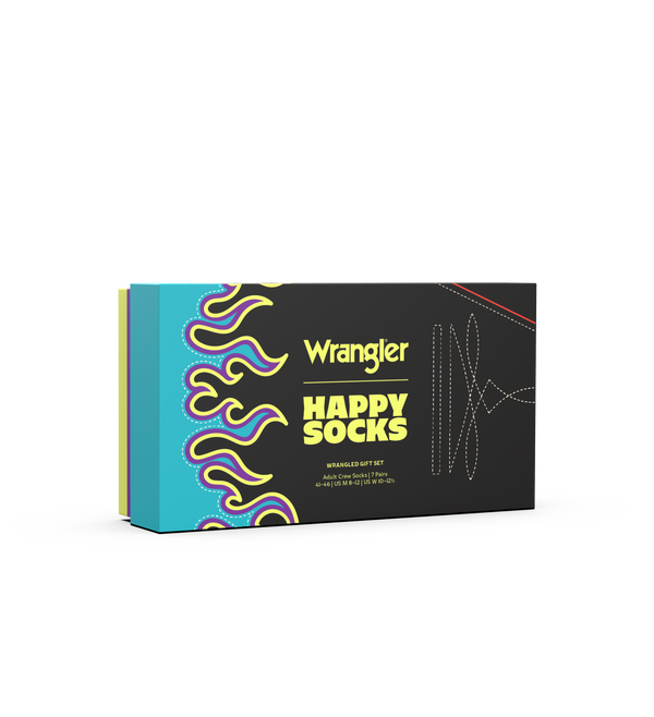 Happy Socks Wrangler 3-Pack Wrangled Gift Set