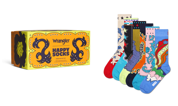 Happy Socks Wrangler 6-Pack Rodeo Days Gift Set