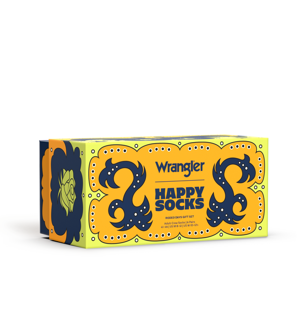 Happy Socks Wrangler 6-Pack Rodeo Days Gift Set