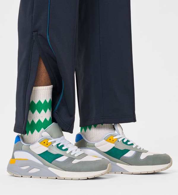 Happy Socks Zigzag 3/4 Crew Sock