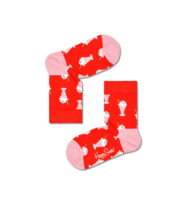 Happy Socks Kids 2-Pack Mini & Me Milkshake Socks Gift Set