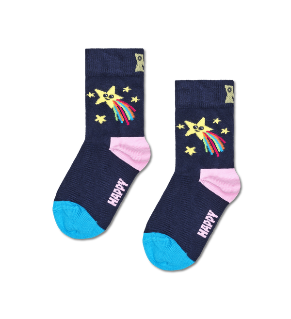 Happy Socks Kids 2-Pack Shooting Star Socks Gift Set
