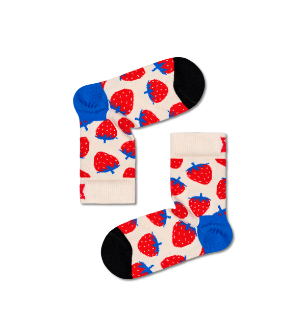 Happy Socks Kids 3-Pack Fruits & Berries Socks Gift Set