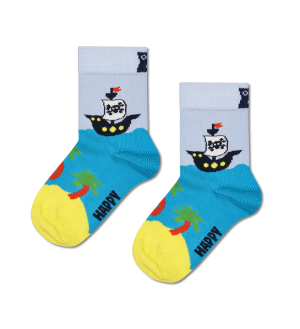 Happy Socks Kids 3-Pack Treasure Chest Socks Gift Set