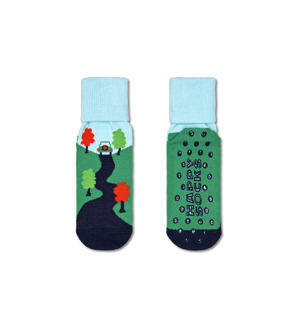Happy Socks Kids Antislip 2-Pack Into The Wild Sock