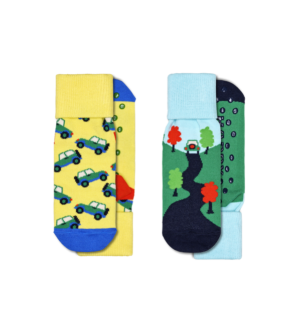 happy socks Kids Antislip 2-Pack Into The Wild Sock