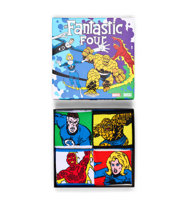 happy socks MARVEL™ Fantastic Four 4-Pack Socks Gift Set