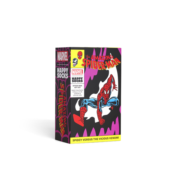 happy socks MARVEL™ Spider-Man 3-Pack Socks Gift Set