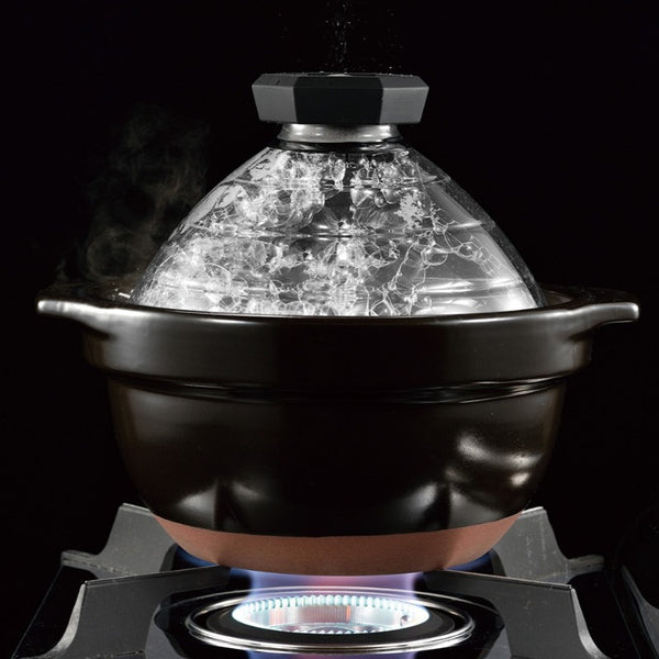 Hario Ceramic Rice Cooker With Glass Lid