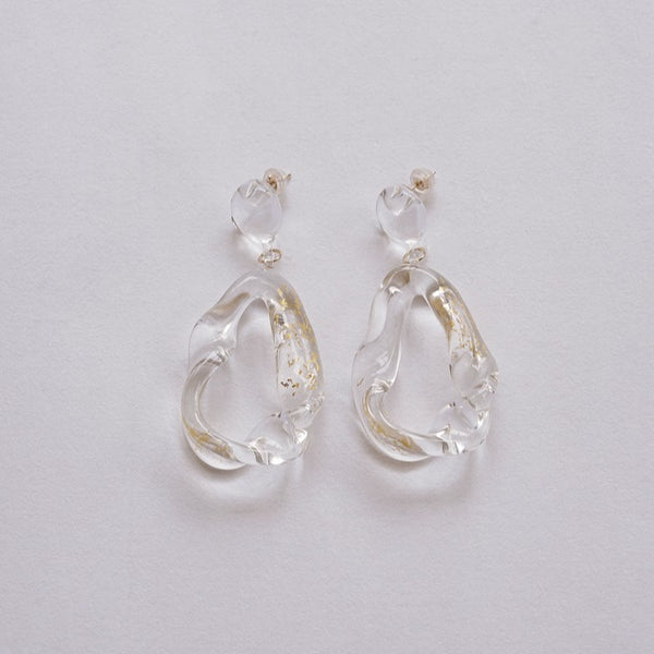 hario Gold Leaf Series: Aurora Earrings