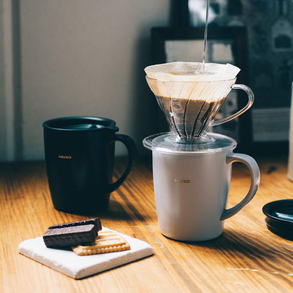 Hario Heat Retention Mug With Lid 300mL