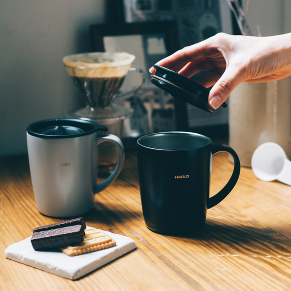 Hario Heat Retention Mug With Lid 300mL