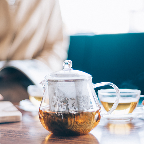 Hario Heatproof Glass Leaf Teapot Clear 450/700mL