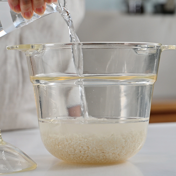 Hario Ichizenya Microwave Glass Rice Cooker