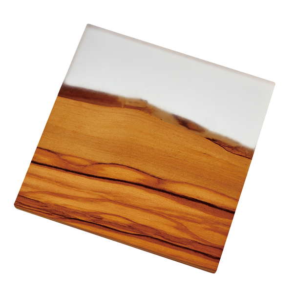 hario Olive Wood Coaster (6 pcs)