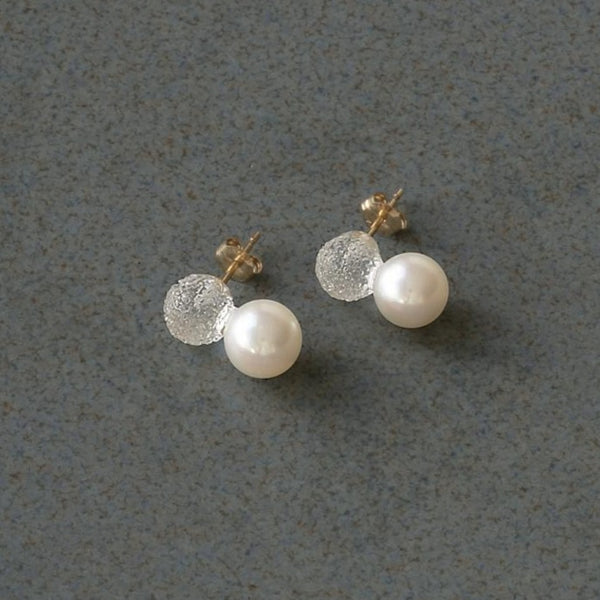 hario Pearl Series: Snow Pearl Earrings