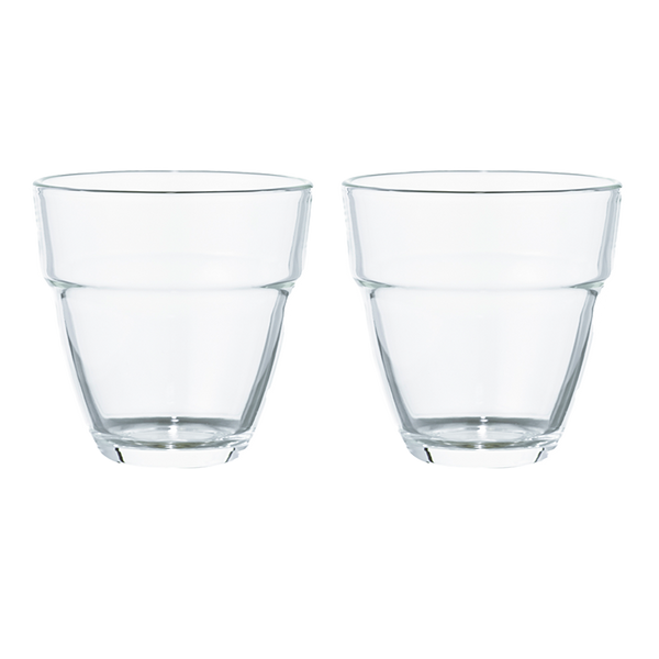 hario Stackable Glass Cups 2pcs Set