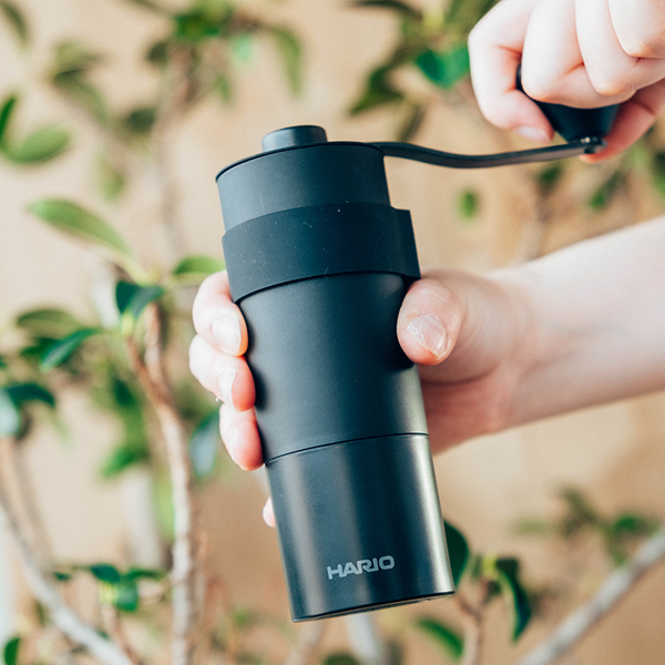 Hario Stainless Burr Coffee Grinder Mini Black Pro