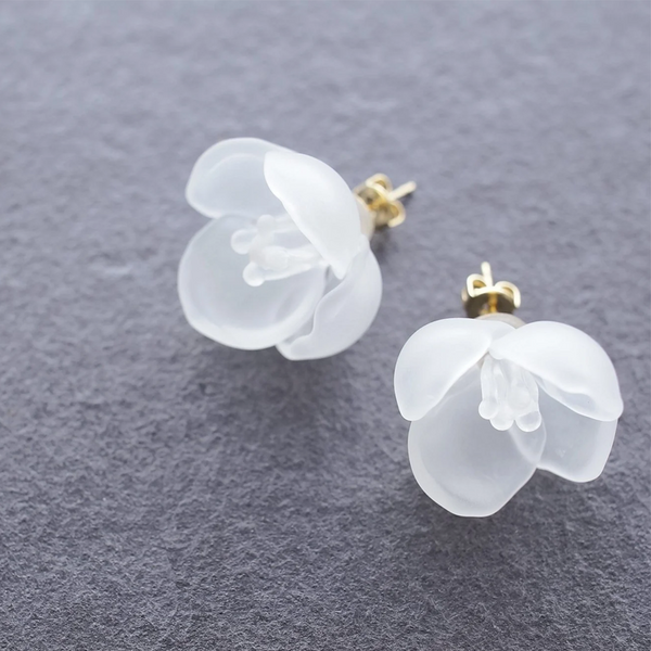 hario Tsubaki Frost Earrings