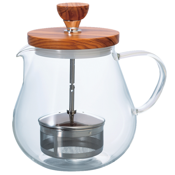 Hario Wood Pull-up Tea Maker Teaor 450/700mL
