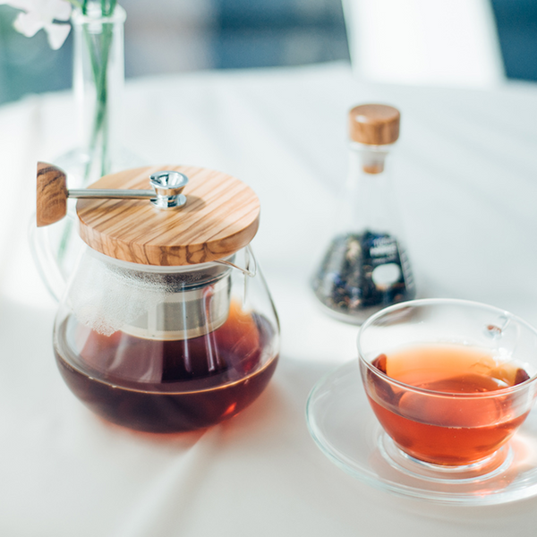 Hario Wood Pull-up Tea Maker Teaor 450/700mL