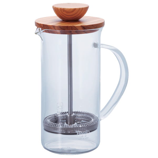 hario Wood Tea & Coffee Press 300/600mL