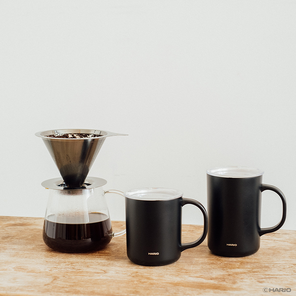 Hario Stainless Thermal Mug With Ceramic Coating 350/470mL