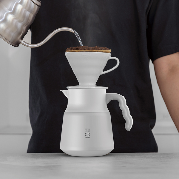 Hario V60 Insulated Stainless Steel Server Plus 600/800mL