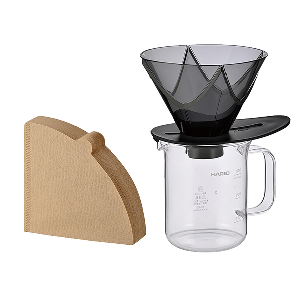 hario V60 One Pour Dripper MUGEN Server Set 02 Size