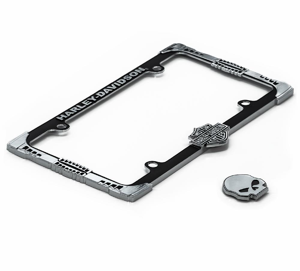 harley Bar & Shield Steering Wheel Cover and License Frame Kit set