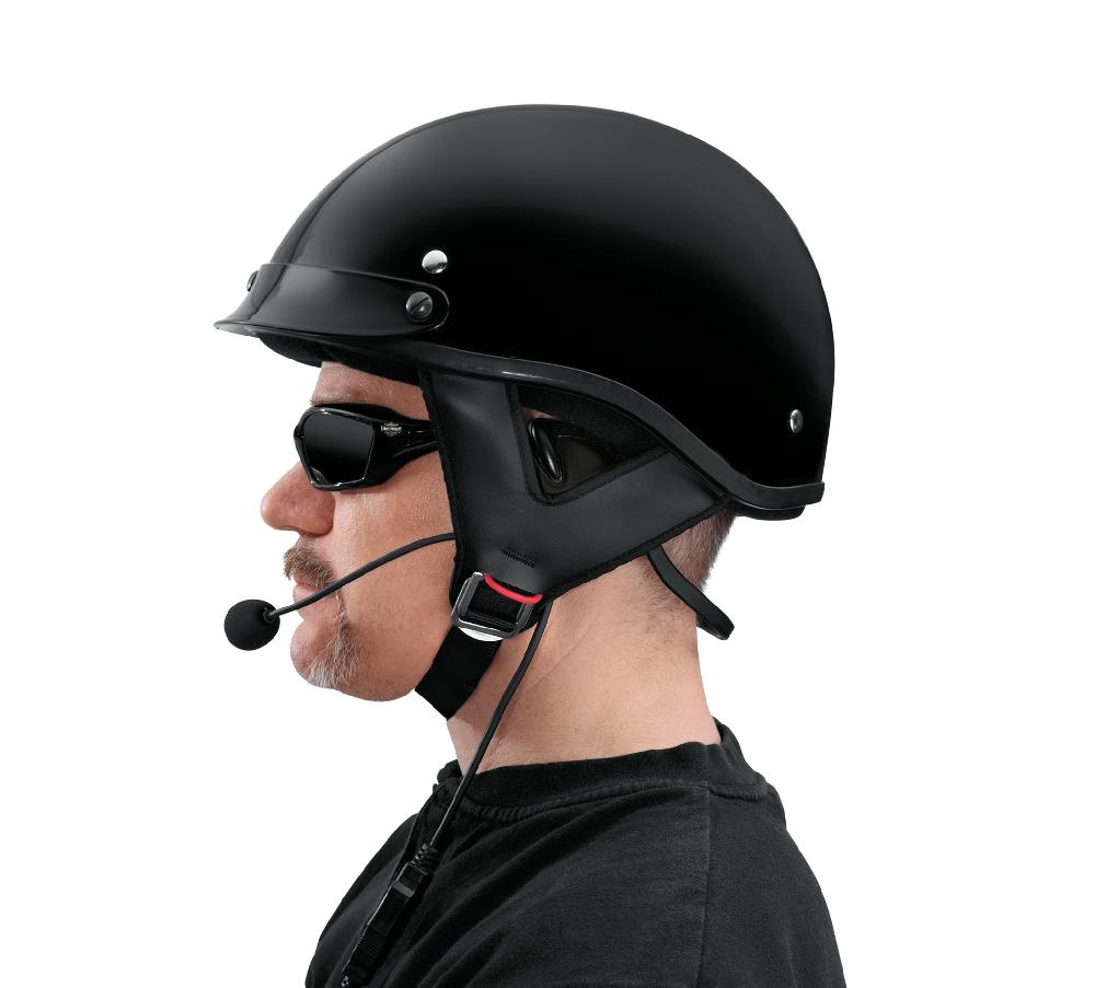 Harley Boom Audio Half Helmet Music And Communications Headset