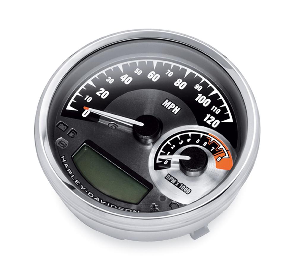 harley Combination Analog Speedometer/Tachometer MPH