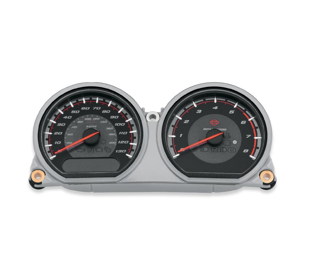 harley Custom Face Gauges - Speedo / Tach Cluster - MPH/km/h