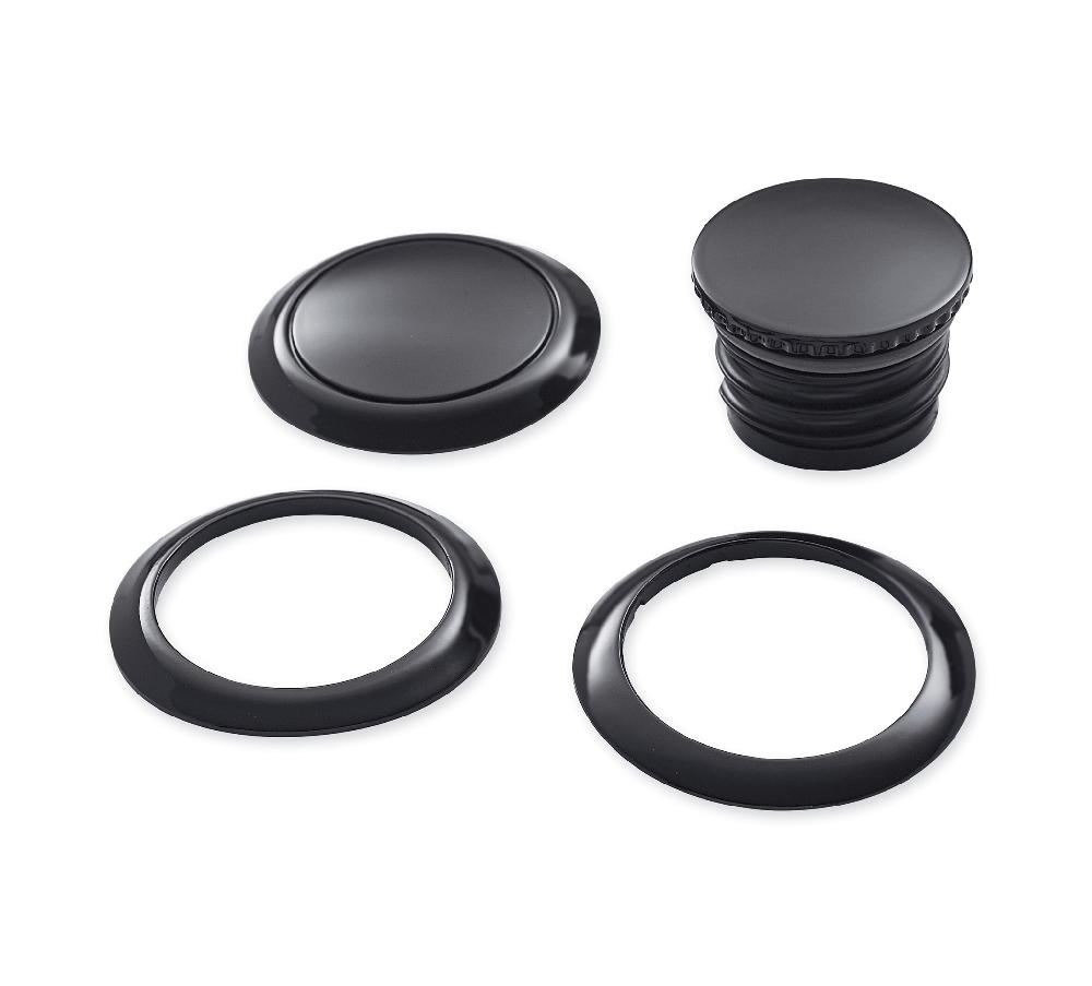 harley Flush-Mount Fuel Cap and Left Side Tank Cap Kit