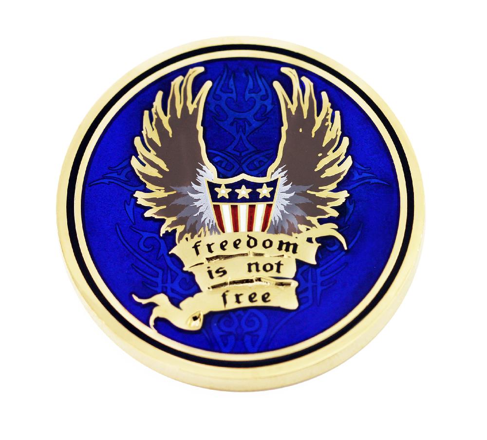 harley For Those Who Serve Series Freedom Is Not Free Coin