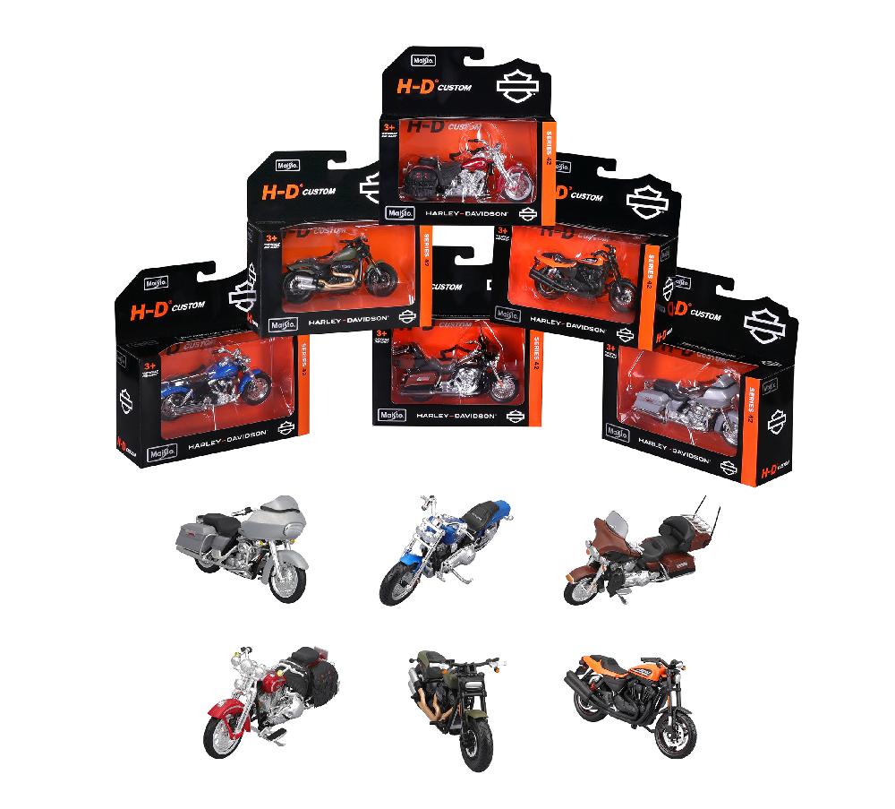 harley H-D 1:18 Scale Diecast Motorcycle Series 42 Set